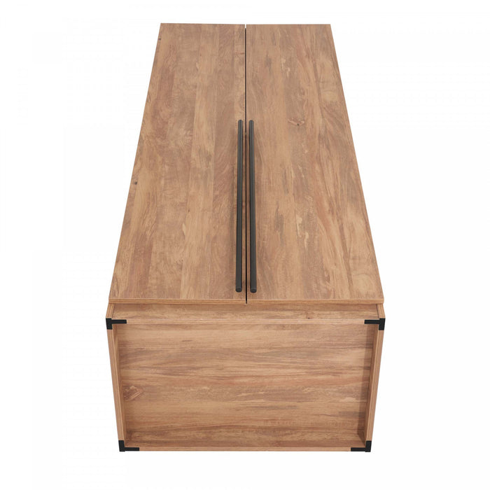 Armoire moderne Lee 32\" en brun dore - Ensemble de 3