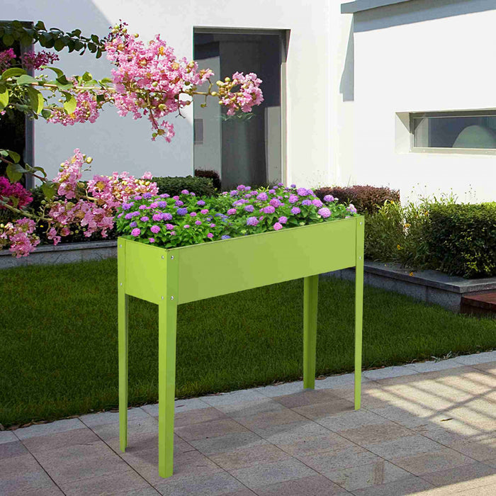 Costway 40 \"x12\" Stand De Plante De Jardin Eleve En Plein Air Souleve Haut Lit De Fleurs