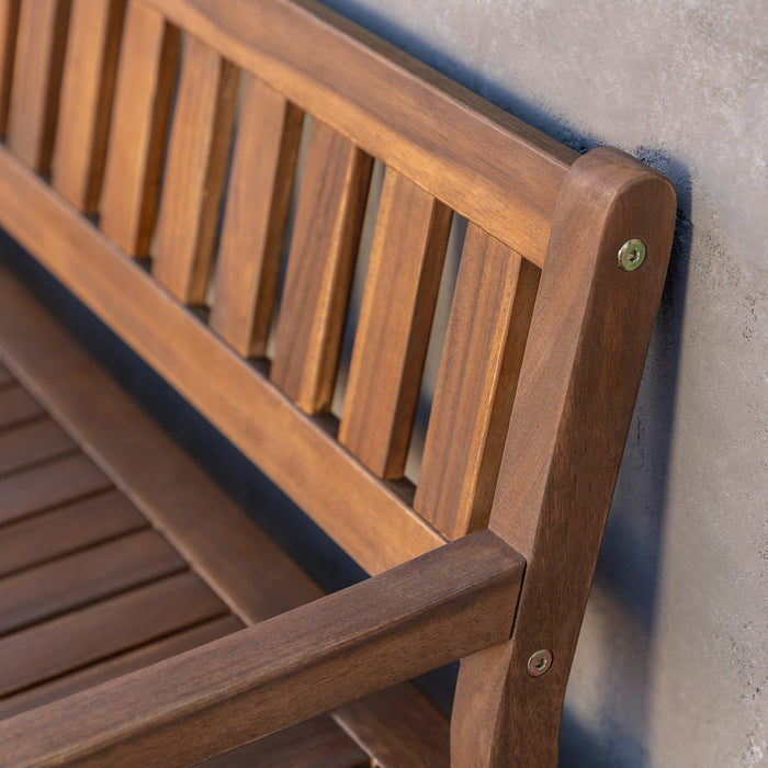 Banc Catalan pour la terrasse - teck
