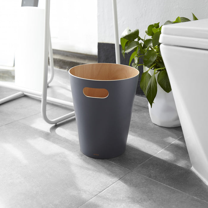 Poubelle Woodrow de Umbra - anthracite