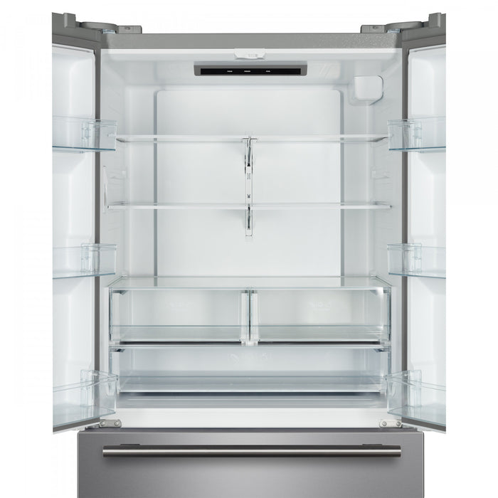 Refrigerateur Rivello de 36 po en acier inoxydable a portes francaises, certifie Energy Star – FFFFD1783-36S
