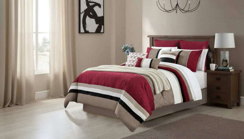 Ensemble Douillette Madison 7 Morceaux pour Grand Lit