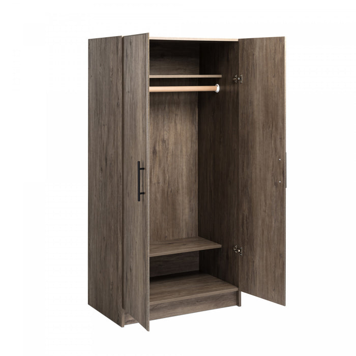 Armoire-penderie Elite de 32 po - gris délavé