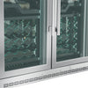 FORNO Abruzzo 48" Dual Zones Wine Cellar, 102 Bottles, 24 cu. ft Stainless steel, - FWCDR6610-48S | Cave a vin Abruzzo de 48" double zone, capacite de 102 bouteilles, 24 pi³, en acier inoxydable-FWCDR6610-48S