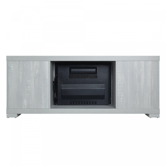 Foyer electrique industriel traditionnel Richmond en 2 pieces, noir et gris