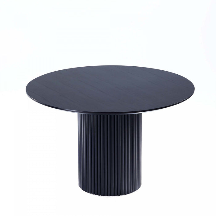 Ensemble de salle a manger moderne Flor et Hathaway Chic industriel 5 pieces en ble et noir