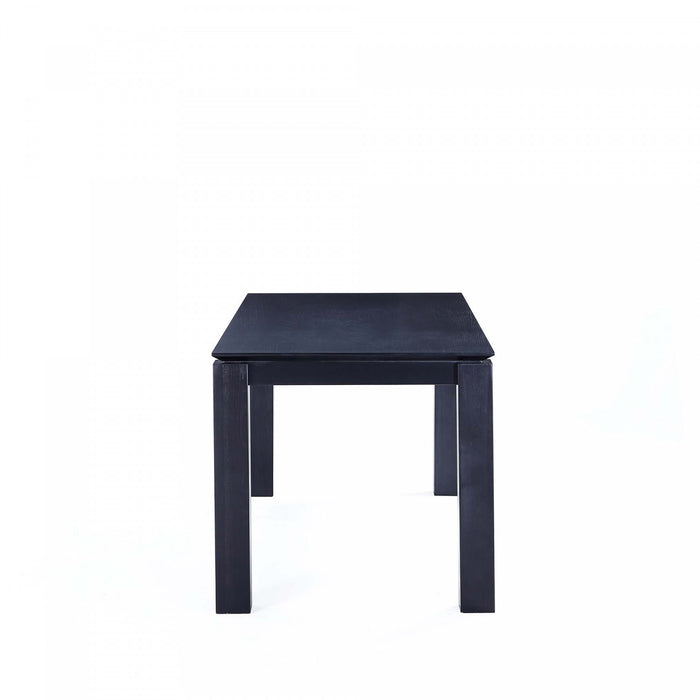 Table de salle a manger Rockaway Modern Industry Chic 180 cm en noir
