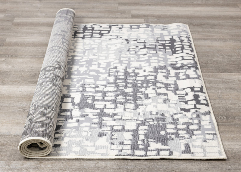 Carpette pixelisée Florence pour l’intérieur - 4 pi 7 po x 6 pi 7 po
