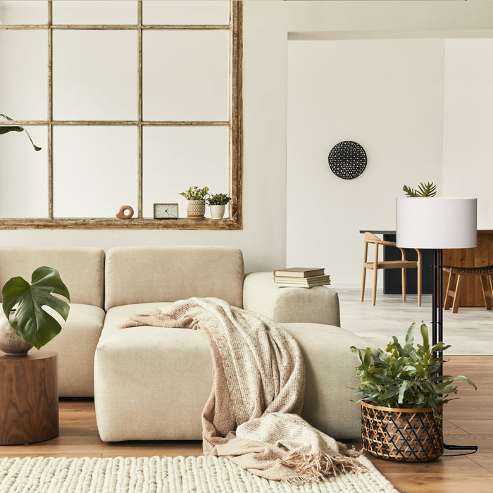 Lampe à pied noire de 62 po avec abat-jour cylindrique