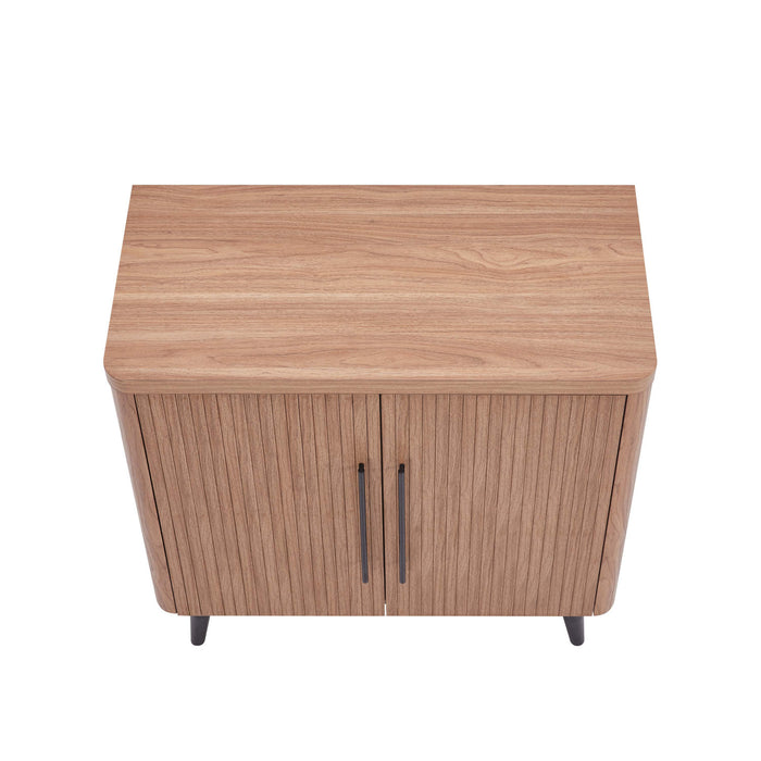 Jodie – Cabinet d’appoint cannele mi-siecle moderne 31\" en erable