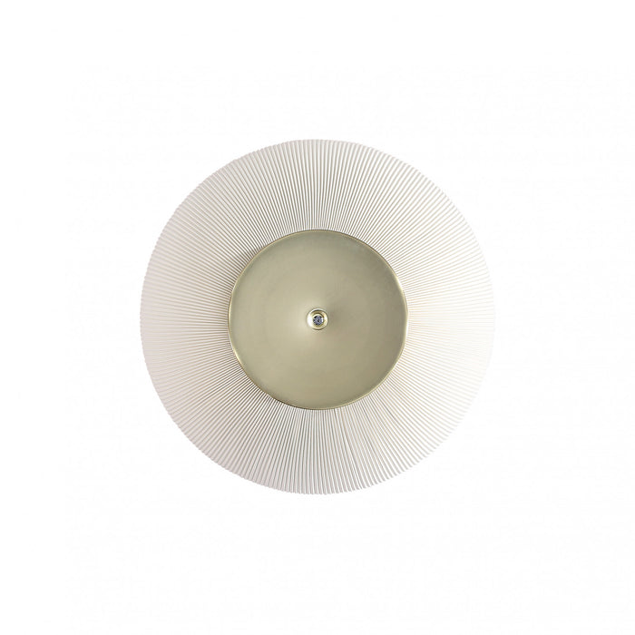 Ensemble de 2 tables Anderson Modern : table basse et table d’appoint en creme