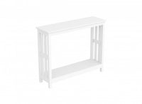  Console de 39 po avec 1 tablette - blanche