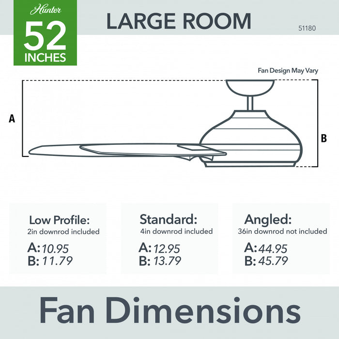 Ventilateur de plafond Kennicott - Noir