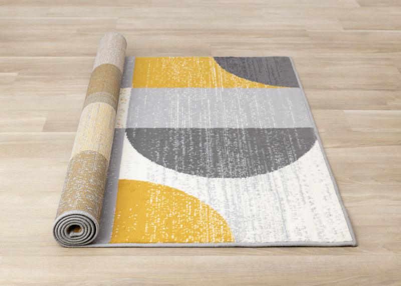 Carpette Florence à motifs géométriques - 4 pi 7 po x 6 pi 7 po