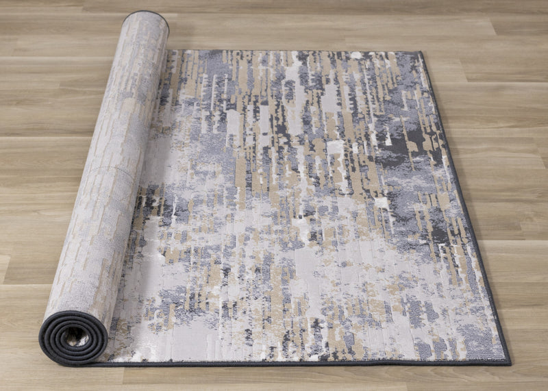 Carpette Isabelle à aspect vieilli - 6 pi 7 po x 9 pi 6 po