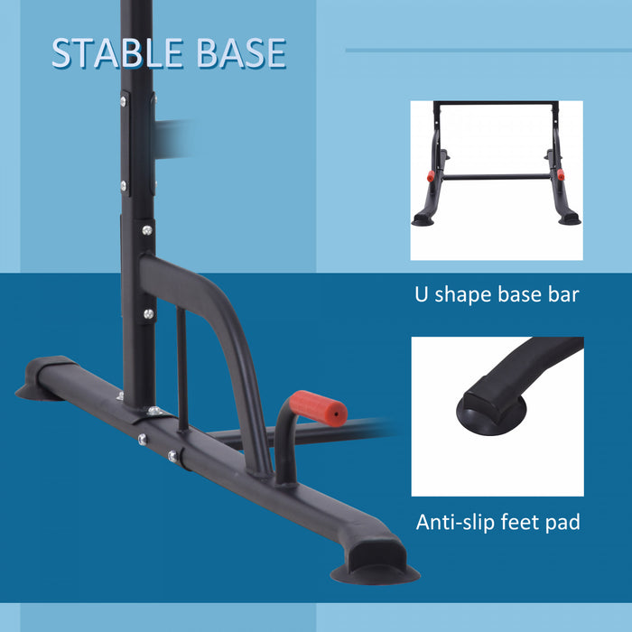 Soozier Station De Barre De Traction Hauteur Reglable, Equipement De Gym