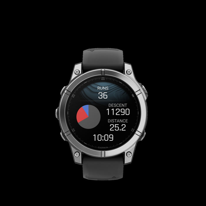  Stainless Steel With Black Silicone Band