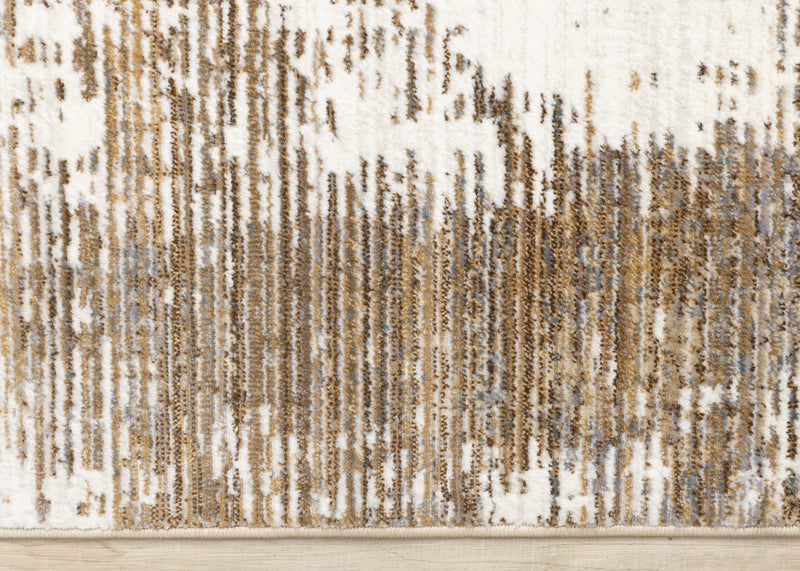 Tapis Sydney brun creme gris vieilli, 7'10\" x 10'2\"