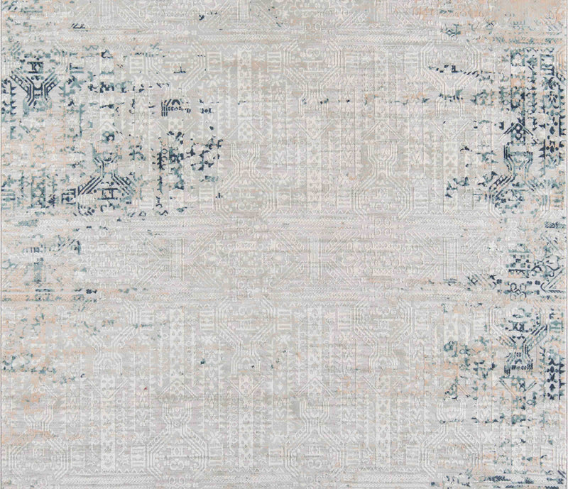 Tapis Traditionnel Amber 5'1\" x 7'7\" en Gris