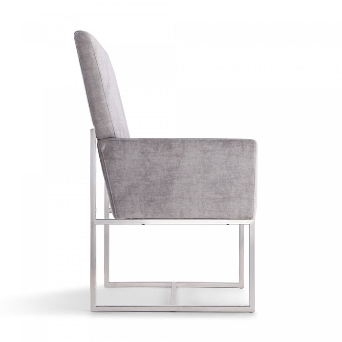 Ensemble de 6 chaises de salle a manger Element Modern en gris