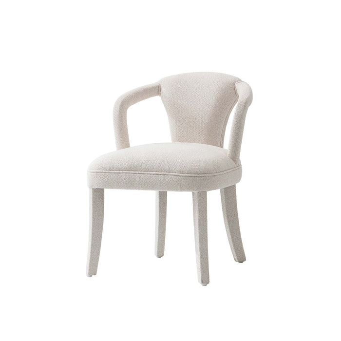 Ensemble de salle a manger 5 pieces Hathaway et Palmer Modern Industry Chic en finition Silver Lining et Naturel