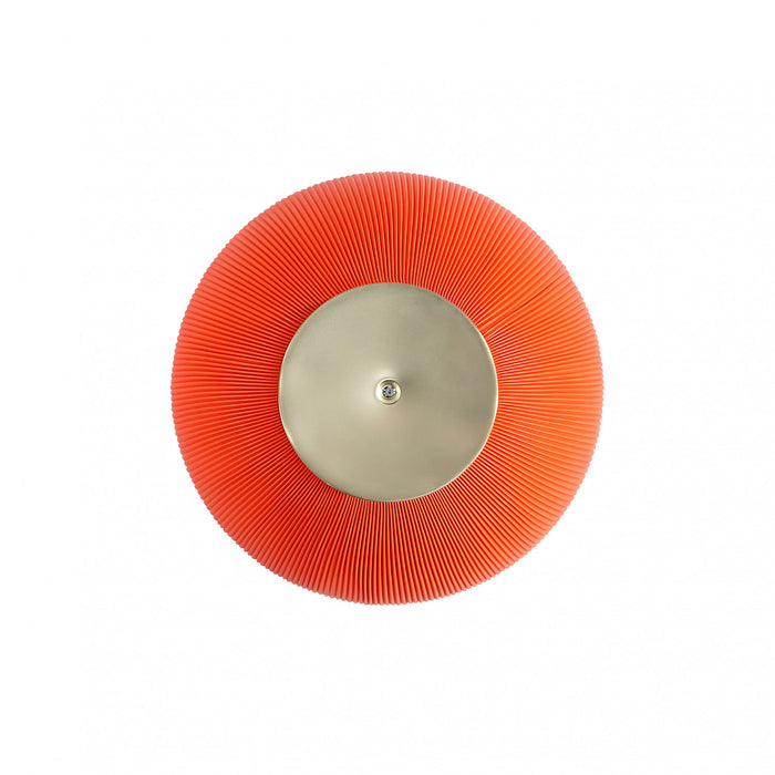 Ensemble de 2 tables Anderson Modern : table basse et table d’appoint, orange