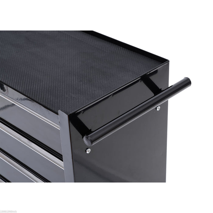 Homcom Armoire A Outils Roulante En Acier A 5 Tiroirs