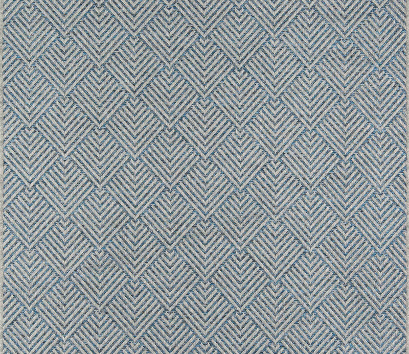 Tapis Contemporain Laura 7'10\" x 10'10\" en Bleu