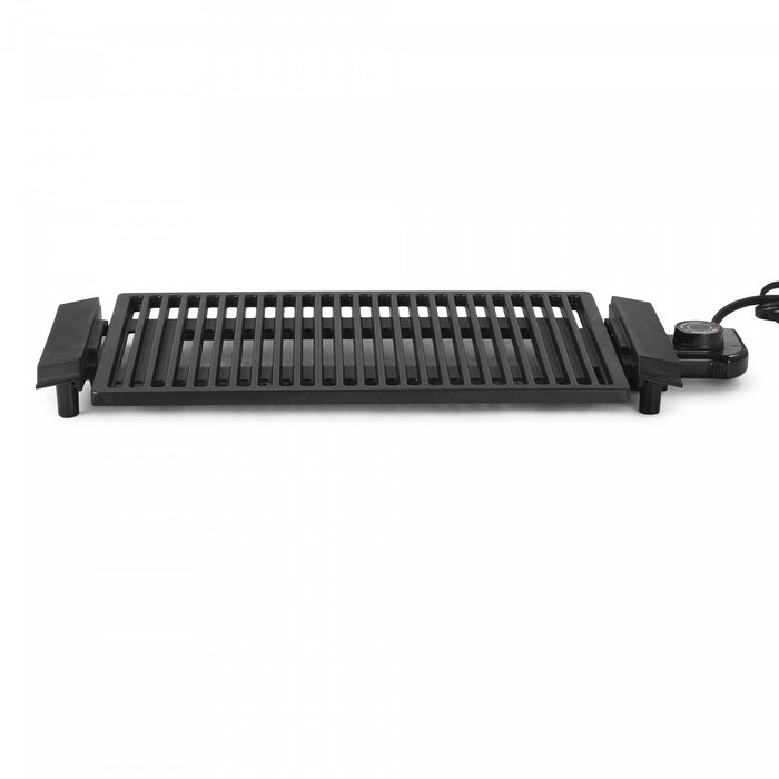 Gril electrique d'interieur CHIG20B, noir/acier inoxydable, Serie commerciale CHK