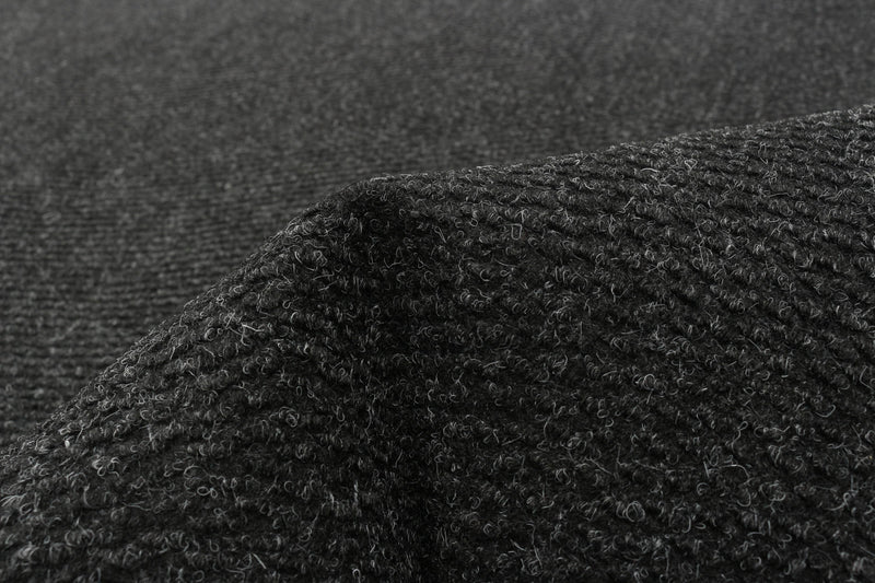 Tapis Interieur/Exterieur Hobnail Moderne 4'0\" x 6'0\" en Noir