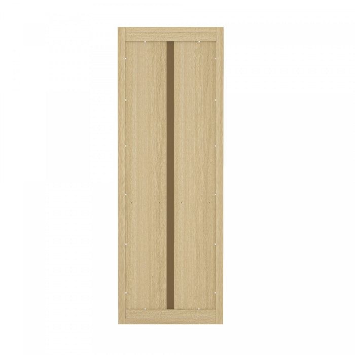 Bibliotheque ouverte moderne Rivington 28\" en chene naturel