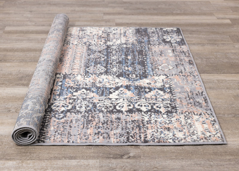 Carpette Florence à motif patchwork pour l’intérieur - 4 pi 7 po x 6 pi 7 po