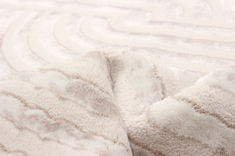Carpette Brie ivoire - 5 pi 0 po x 8 pi 0 po  