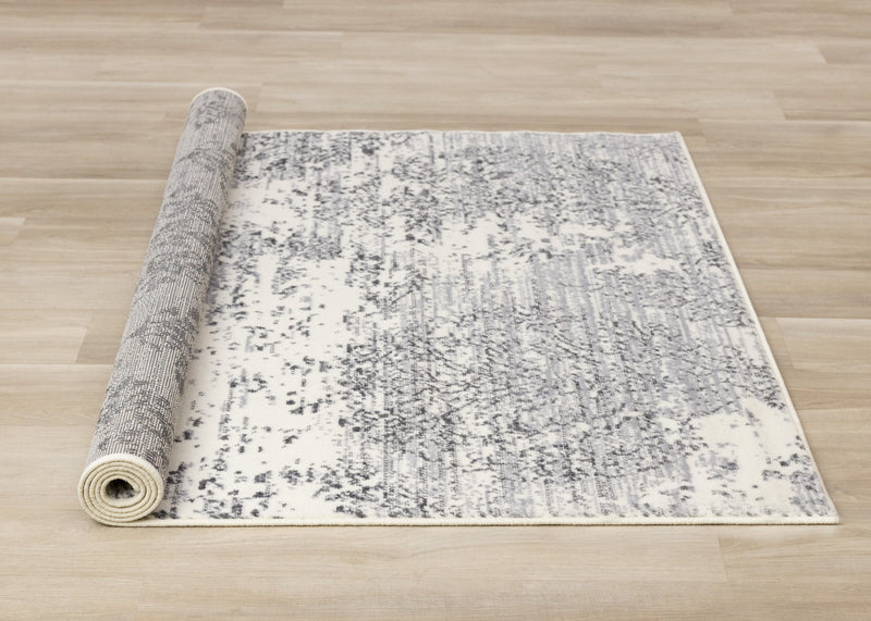 Carpette Florence à motif damassé élégant pour l'intérieur - 4 pi 7 po x 6 pi 7 po