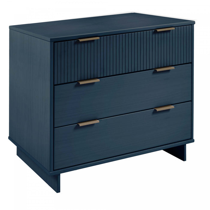 Ensemble de commode 2 pieces Granville Modern en bleu minuit