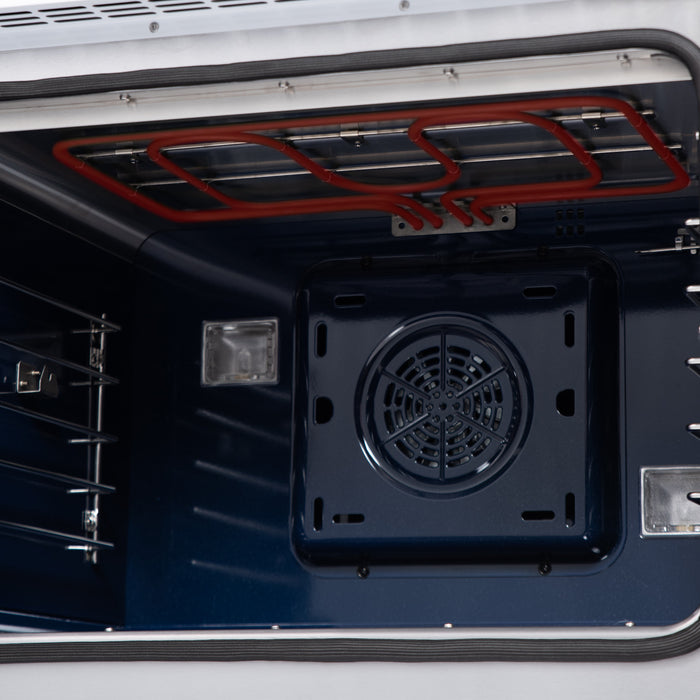 Cuisiniere a double combustible Capriasca 30 po, blanche, 4.32 pi³ – FFSGS6387-30WHT