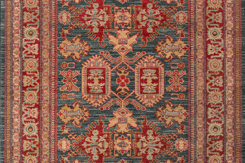 Tapis Traditionnel Lena 9'3\" x 12'6\" en Bleu