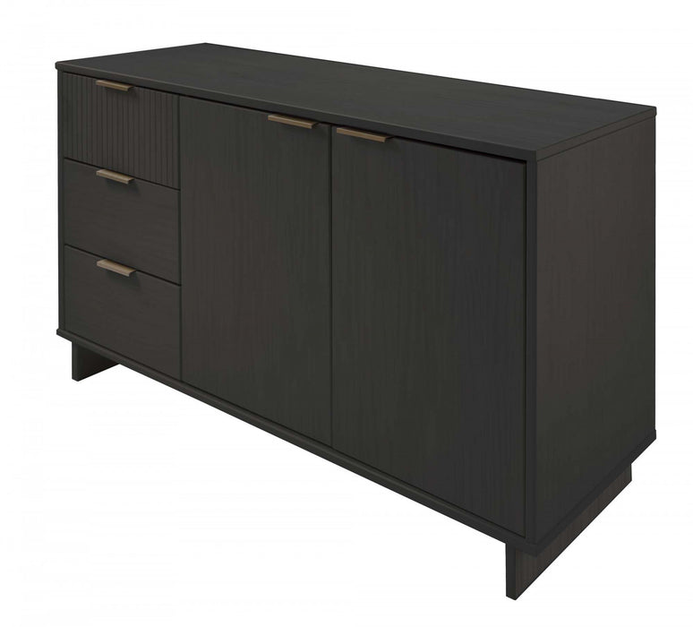 Buffet moderne Granville 55\" en gris charbon