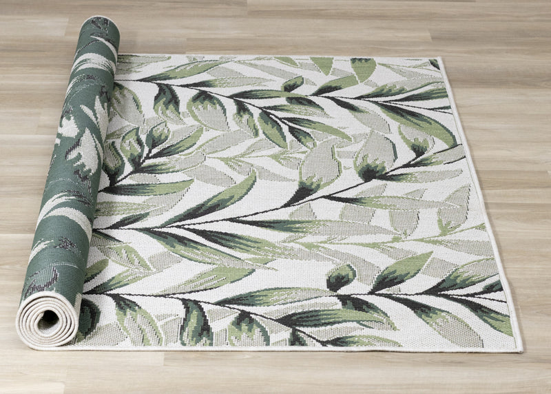 Carpette Pinnacle à motif floral - 5 pi 3 po x 7 pi 7 po