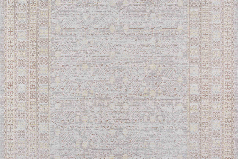 Tapis Traditionnel Valeria 7'10\" x 10'6\" en Gris