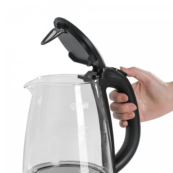 Bouilloire sans fil en verre CHK serie CHK, 1,7 L (57 oz), CHK17M2GB