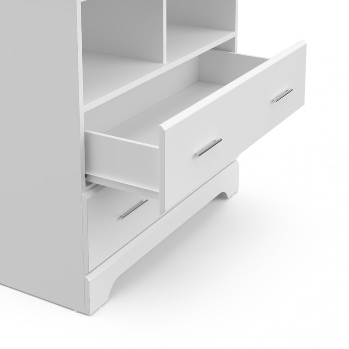 Storkcraft Brookside 2 Commode a langer a tiroirs - Blanc