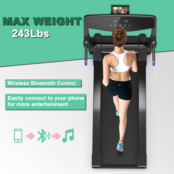 Tapis De Course Pliant 3cv Superfit – Avec Bluetooth