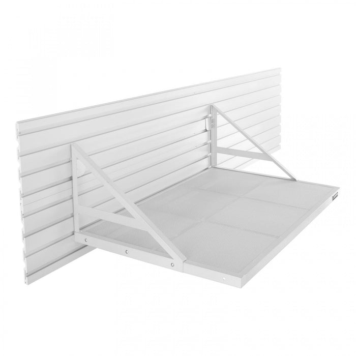 Tablette de rangement suspendue GearLoftMC Max de Gladiator - blanc martelé