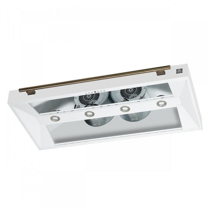 Hotte de cuisiniere murale Aria de 48 po, blanc-FRHWM5095-48WHT
