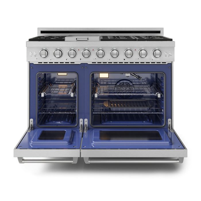 Cuisinière à gaz amovible de style professionnel collection Gordon Ramsay de Thor Kitchen de 48 po - RSG48E