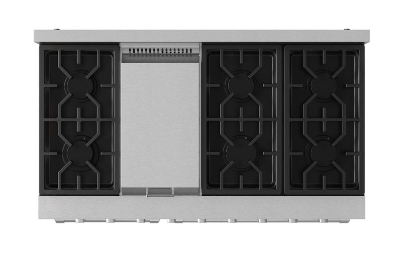 Cuisinière à gaz amovible de style professionnel collection Gordon Ramsay de Thor Kitchen de 48 po - RSG48E