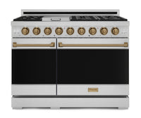 Cuisinière à gaz amovible de style professionnel collection Gordon Ramsay de Thor Kitchen de 48 po - RSG48E-BRZ
