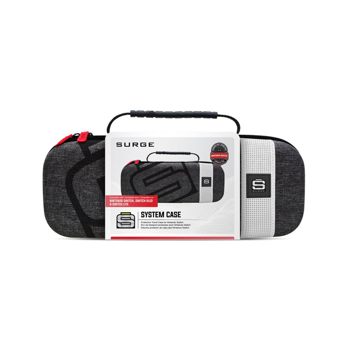 Étui gris foncé Surge pour console Nintendo Switch modèle DELO