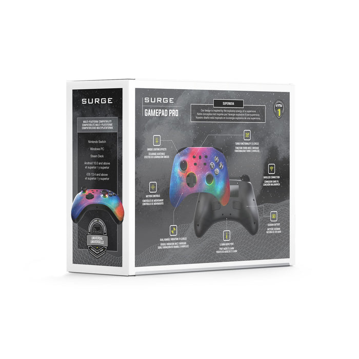 Manette sans fil Pro de Surge de série Supernova pour console Nintendo Switch